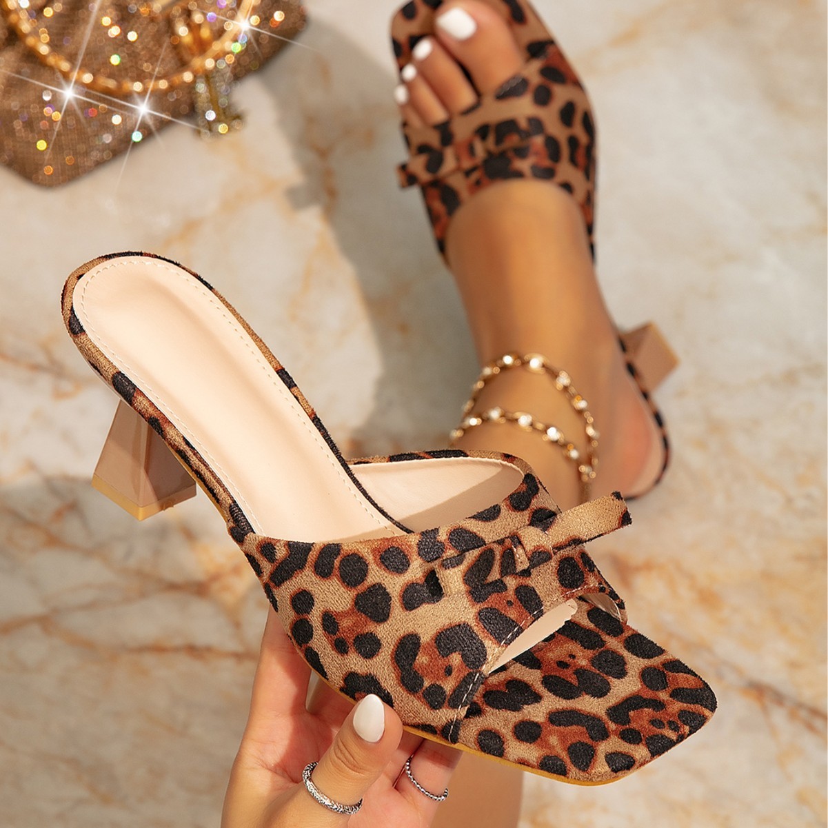 Lana Leopard Print Shoes